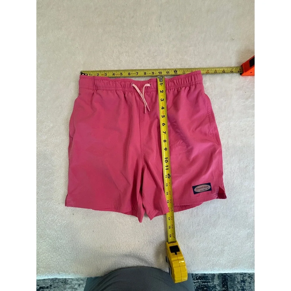 Vineyard Vines Boys Pink Swim Trunks Board Shorts Mesh Lining Size XL‎
